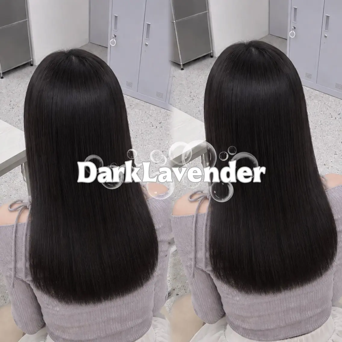 セミロング カラー 透明感カラー ディープラベンダー ラベンダーカラー 韓国風ヘア ヘアカラー haru/COCO /大宮/カラーのヘアスタイル