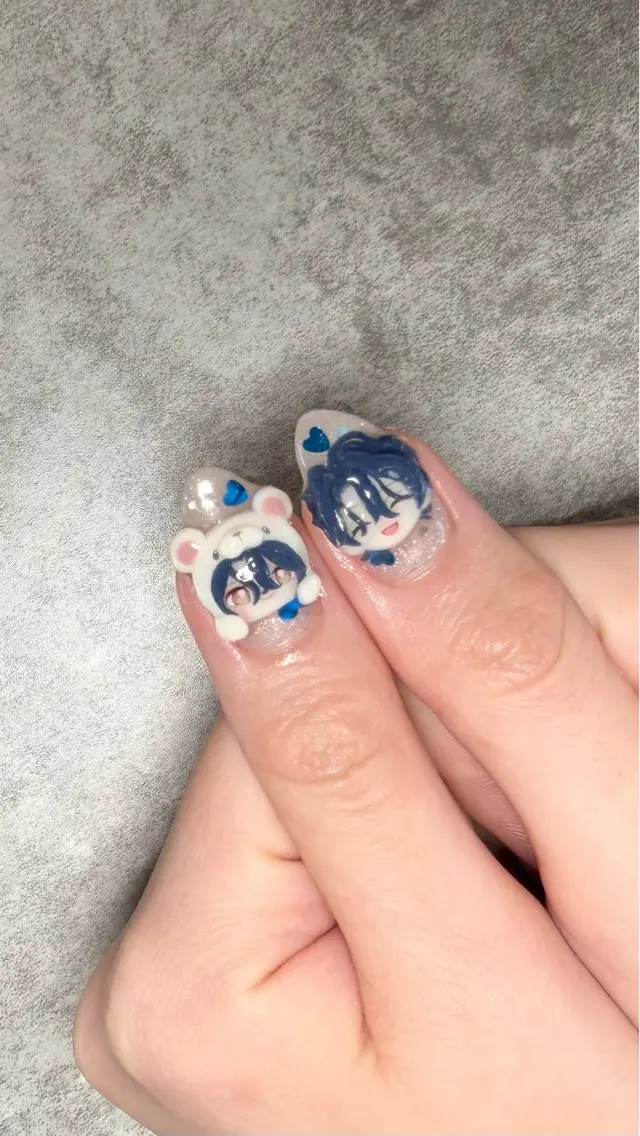 ネイル ハンドネイル ハンドケア shino🌟 痛ネイルのネイルデザイン
