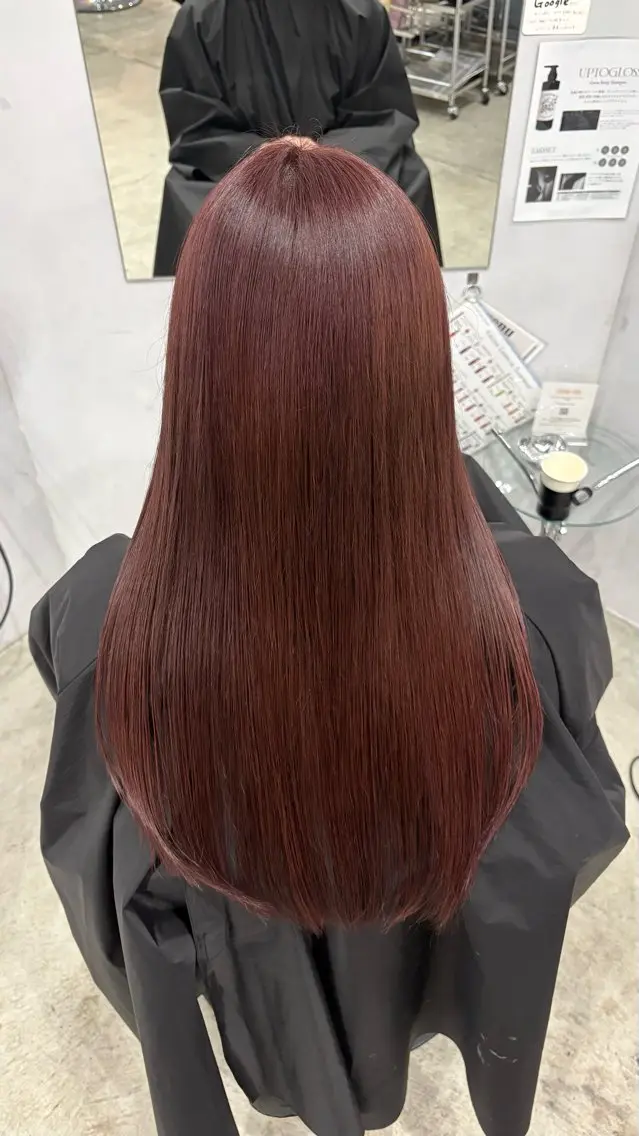ロング カラー ヘアカラー 艶カラー / あおいのヘアスタイル