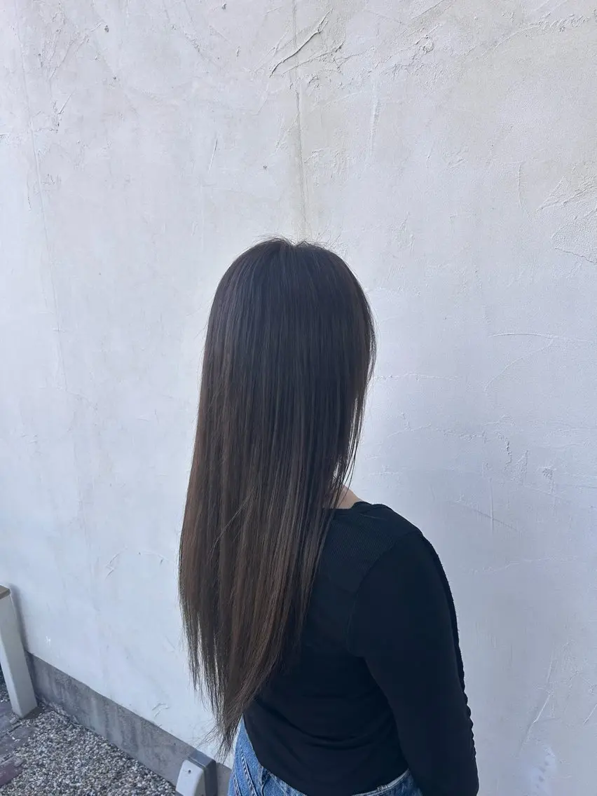 ロング ヘアカラー モデル募集🌷/ 艶カラー/大谷李緒奈のヘアスタイル