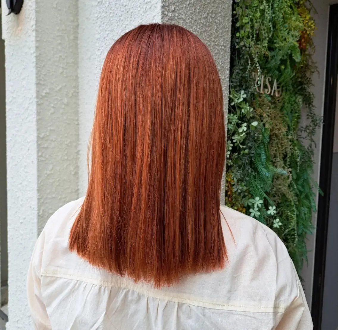 ロング カラー ヘアカラー 🍊暖色カラー /ボブ/kanonのヘアスタイル