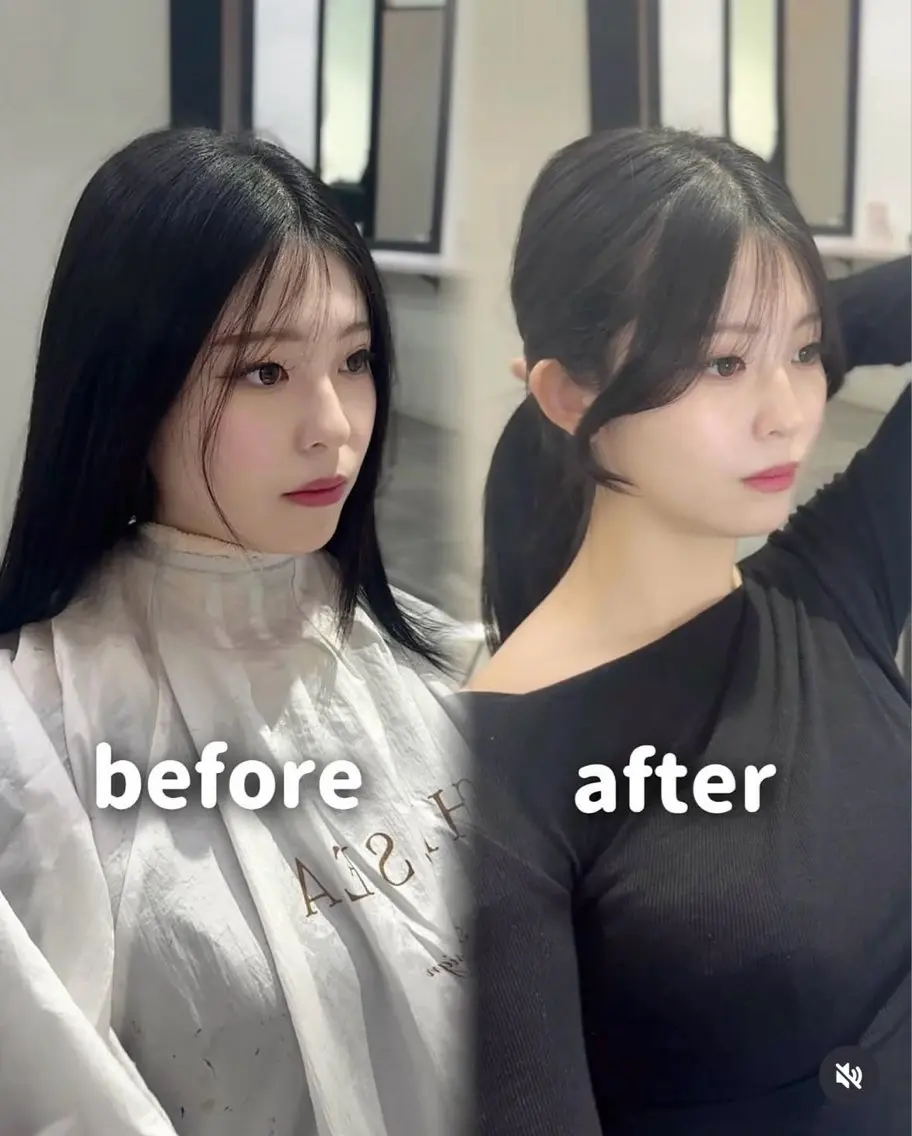 ロング カット トリートメント YUZU🎀顔まわり ×レイヤーカットのヘアスタイル