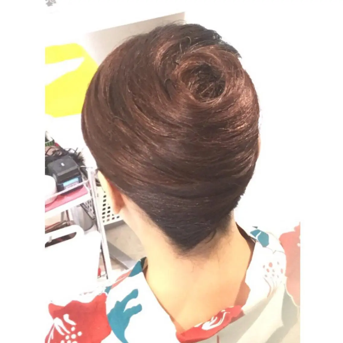 ヘアアレンジ 夜会巻き toyota umiのヘアスタイル