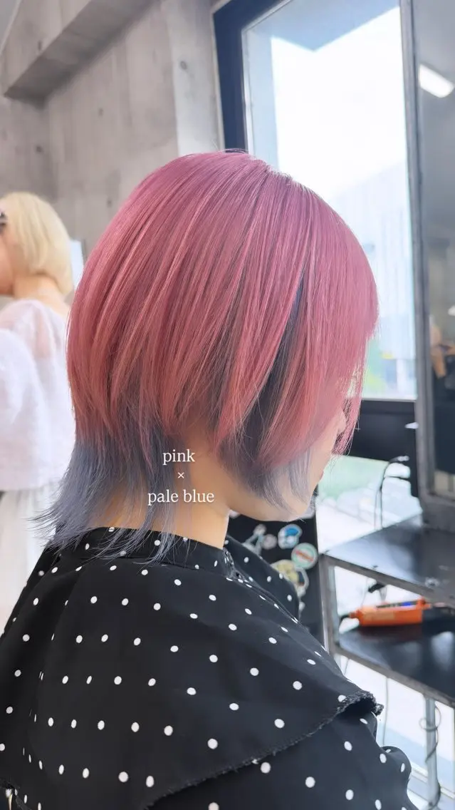 ミディアム カラー ハイトーン/ゆるふわ 🧚𖥔ׁTOMO♡のヘアスタイル