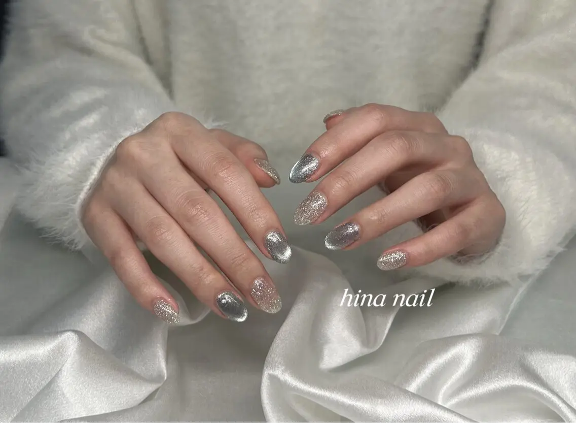 ネイル フラッシュネイル マグネットネイル Hina nail 木場のネイルデザイン