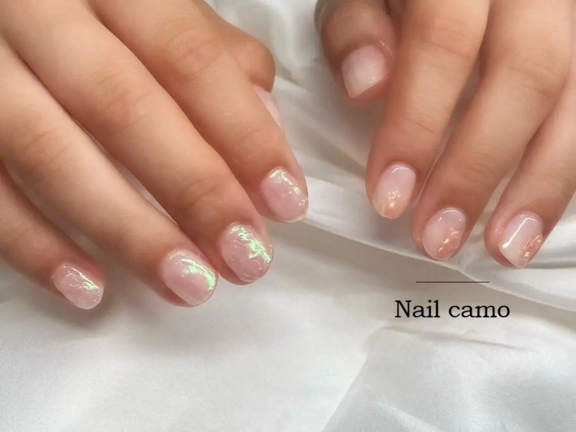 ロング ネイル 持ち込み ぷっくりネイル ショートネイル 🌟Nail camo🌟のネイルデザイン