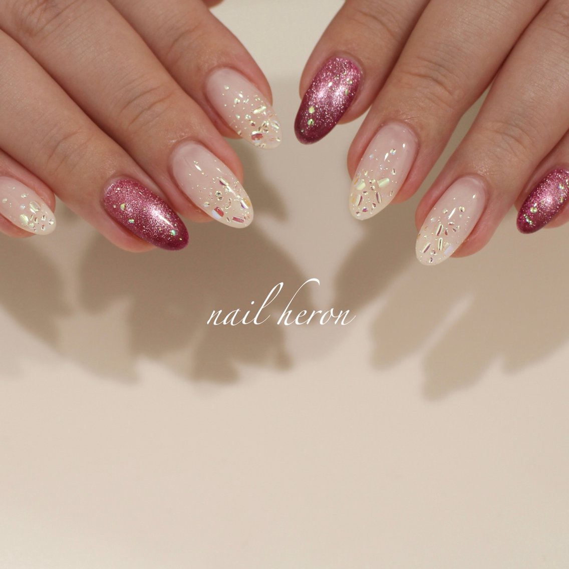 ネイル ハンドネイル saki_ nail heronのネイルデザイン