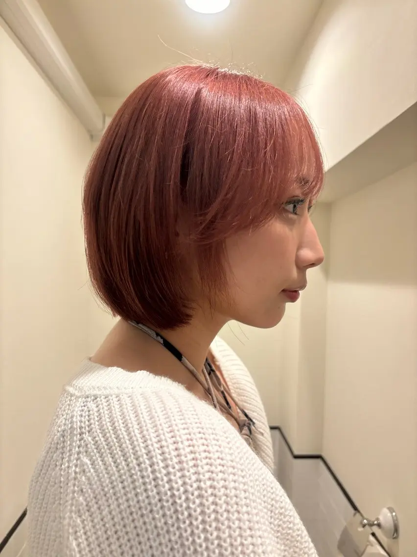 カラー ヘアカラー 🪺透明感カラー/ 暖色/カエデ🪺のヘアスタイル