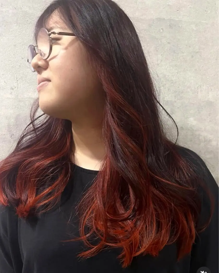 セミロング カット ヘアカラー Grow by NYNY 田代 紀恵のヘアスタイル