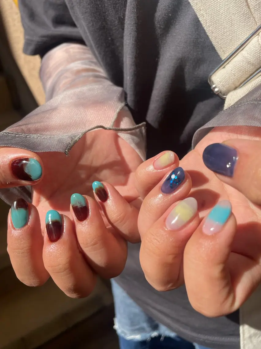 ネイル ニュアンスネイル フットネイル kichi🌟 そらのネイルデザイン