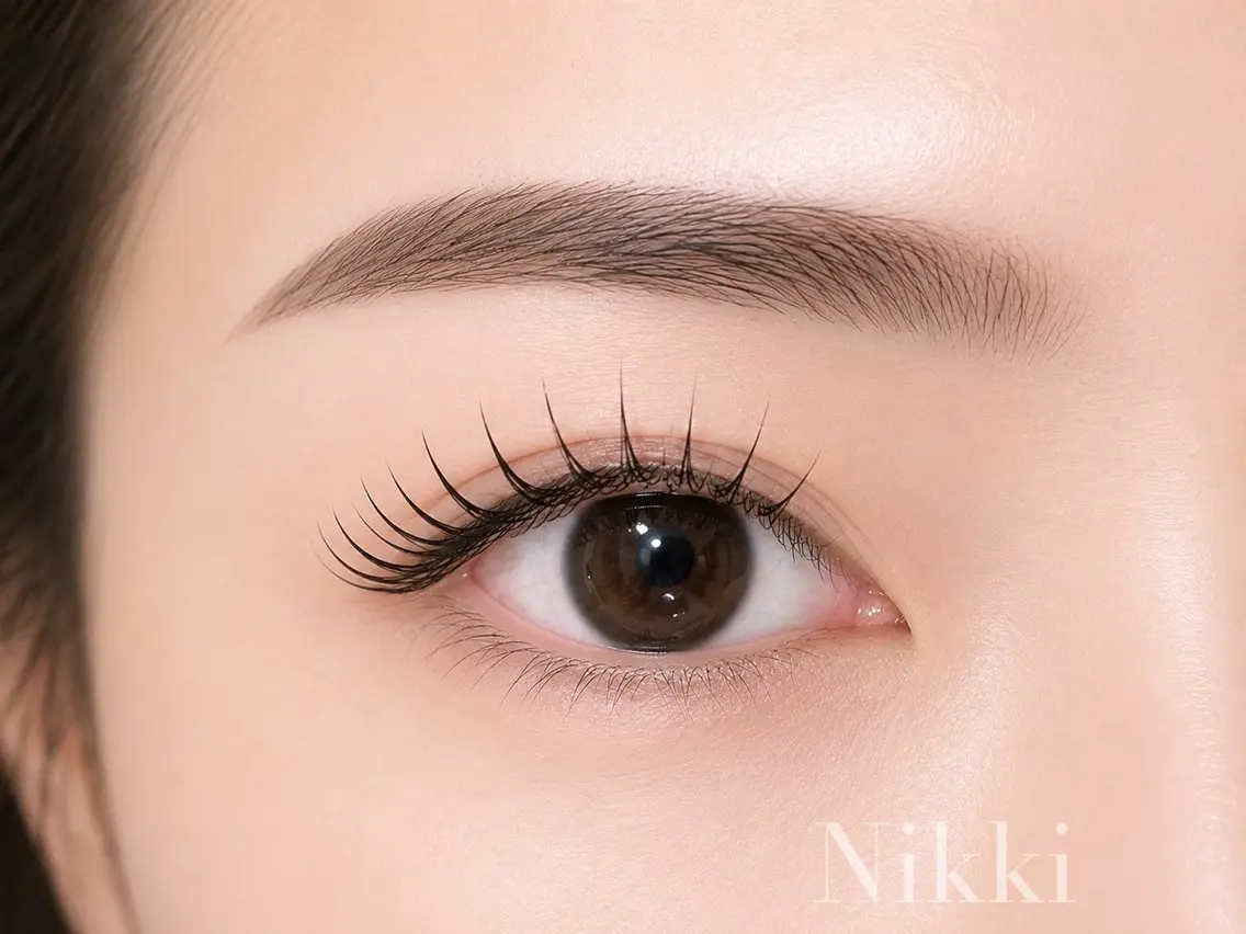 マツエク・マツパ フラットラッシュ vivogue 🪽Nikkiのマツエク・マツパデザイン