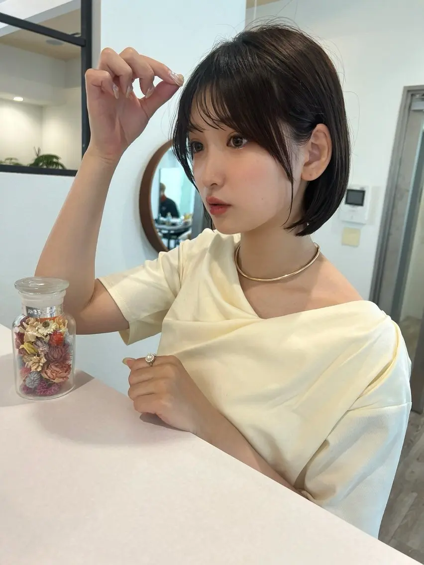 ショート 羽田 ひろむのヘアスタイル