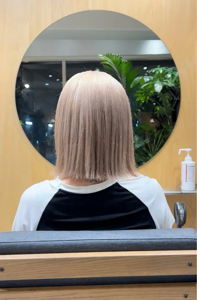ショート カラー パーマ/ボブ /レイヤー チヒロのヘアスタイル