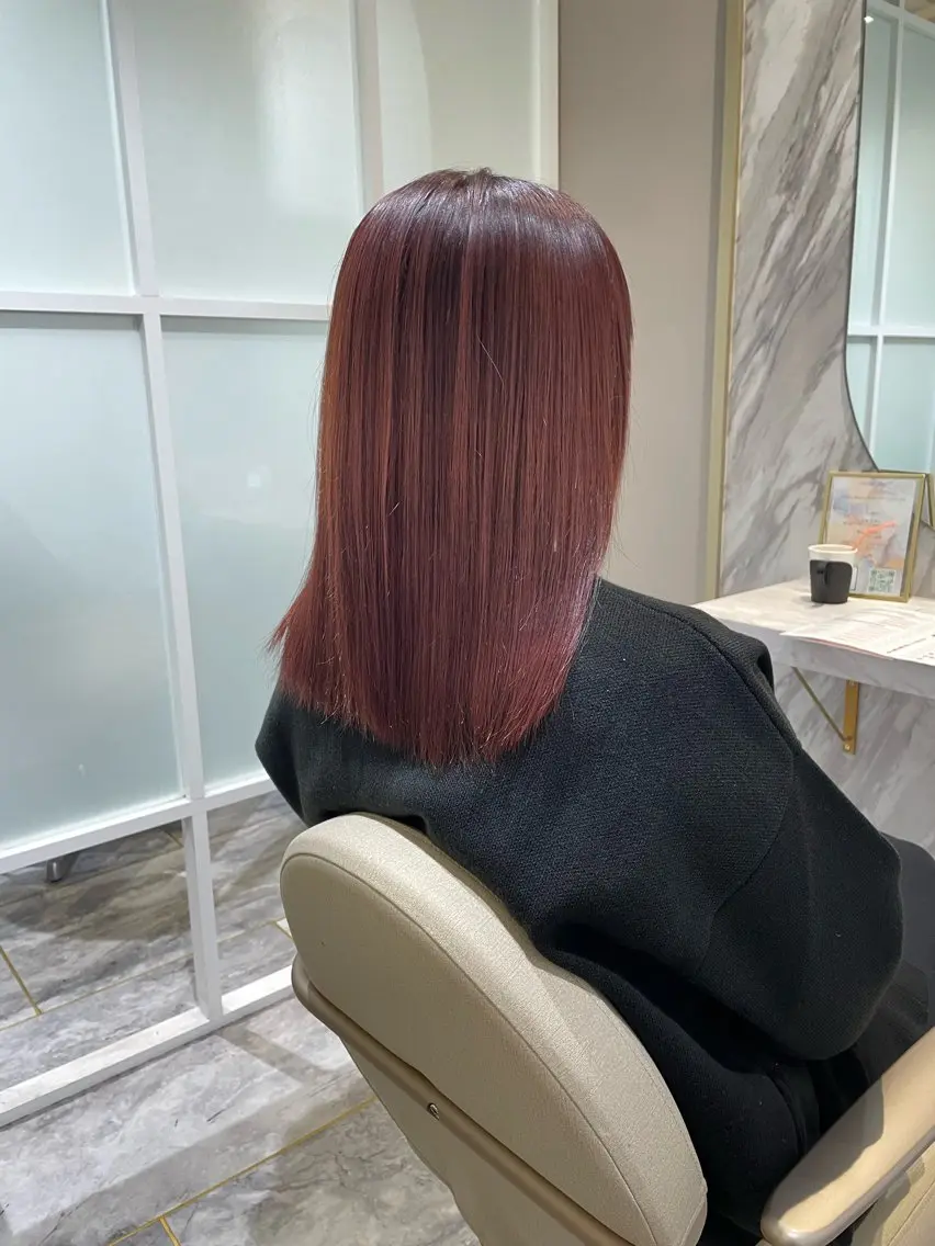 ミディアム カラー ヘアカラー トリートメント 🌷tocca Mai🌷のヘアスタイル