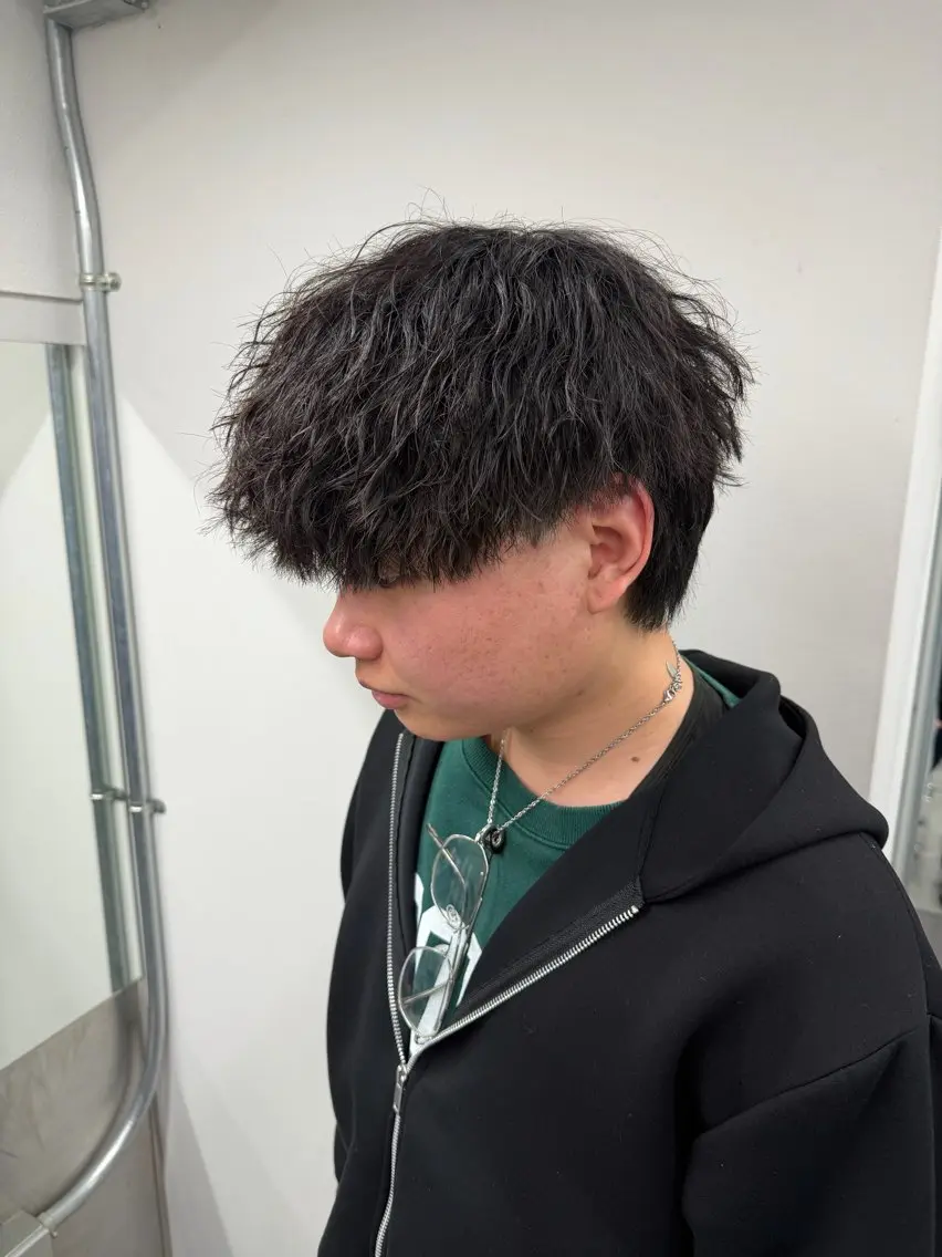 パーマ メンズ カット パーマ 町田エリアＮｏ．１/ パーマ特化/太田京希のヘアスタイル