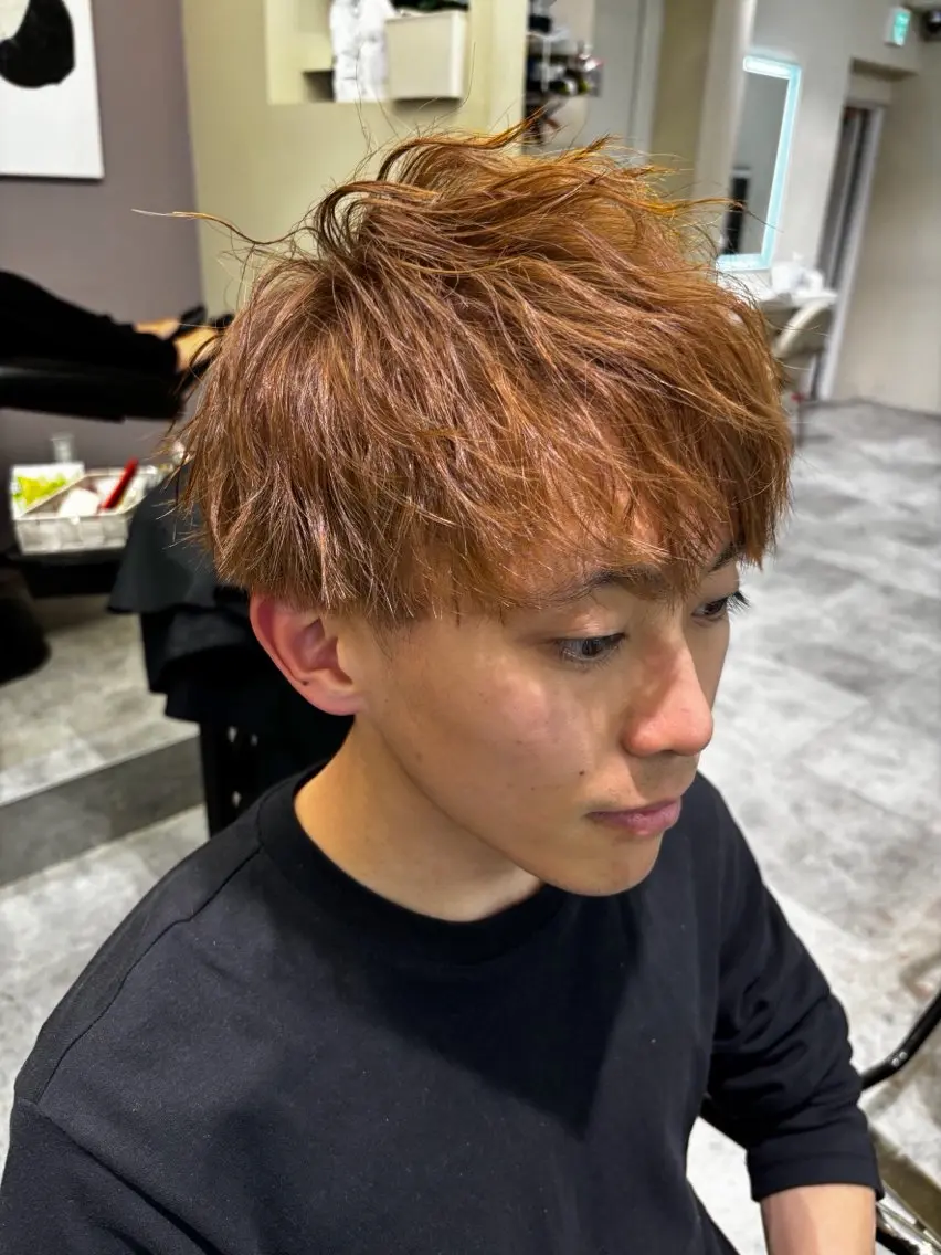 メンズ限定 カラー+カットの写真