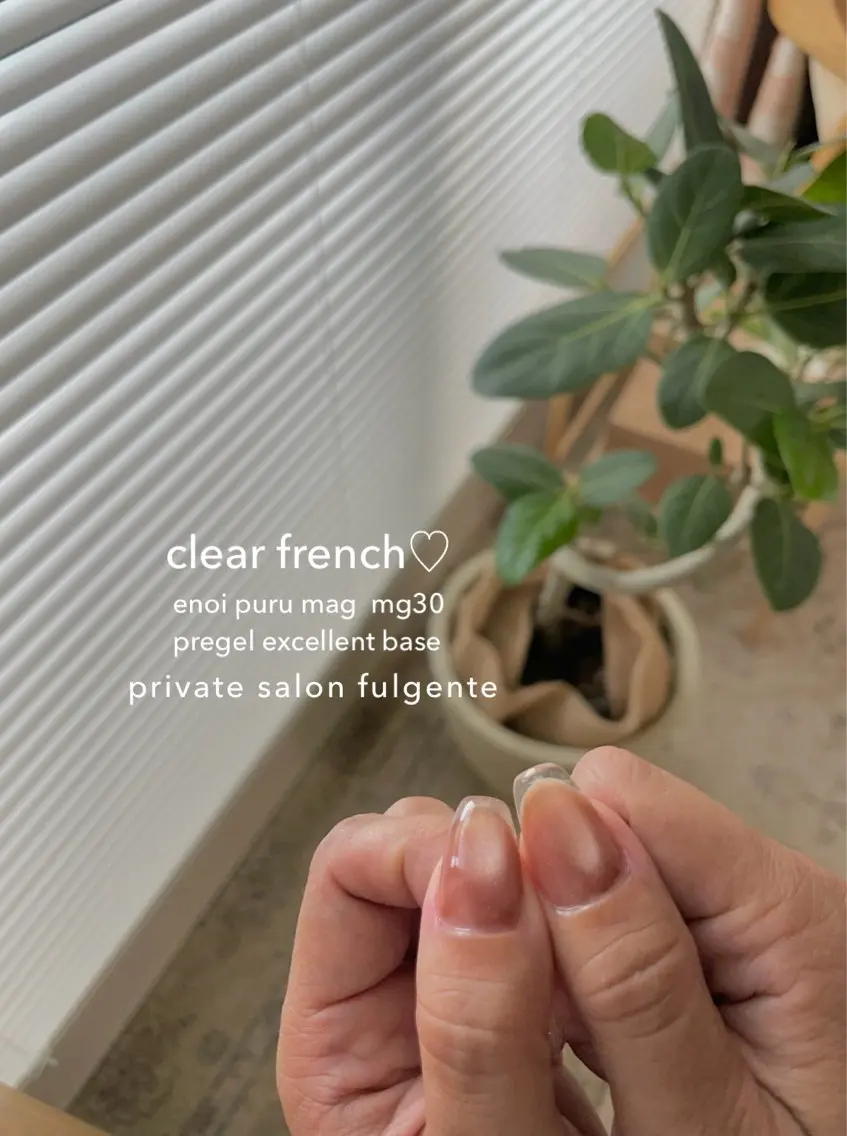 ネイル 長さ出し ハンドネイル fulgente /CHIKAのネイルデザイン