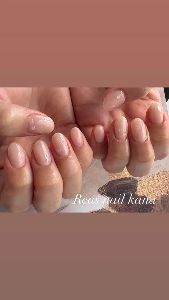 ネイル シンプルネイル Reas nail kanaのネイルデザイン