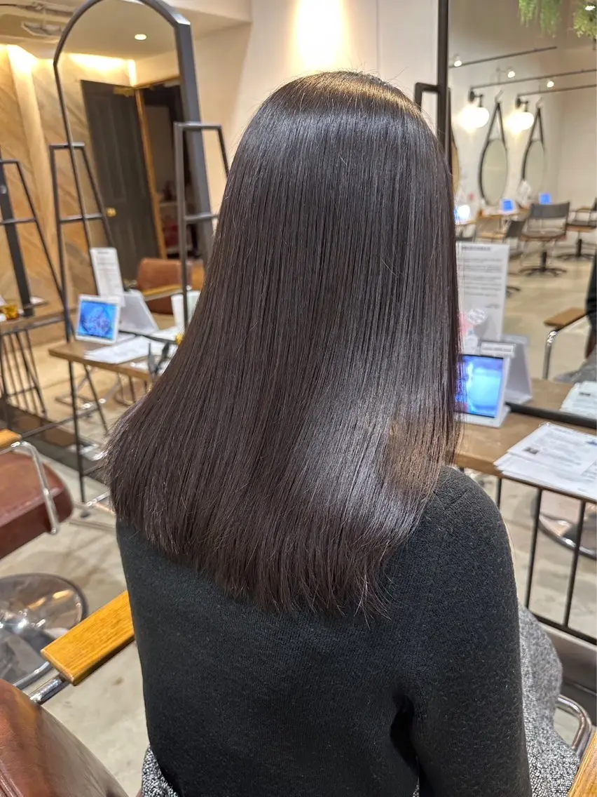 【ツヤツヤ】イルミナカラー+カット(ブリーチ不可)の写真