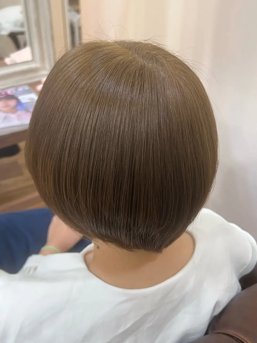 ショート ヘアカラー 大河内滉生 /オリーブカラー🫒のヘアスタイル