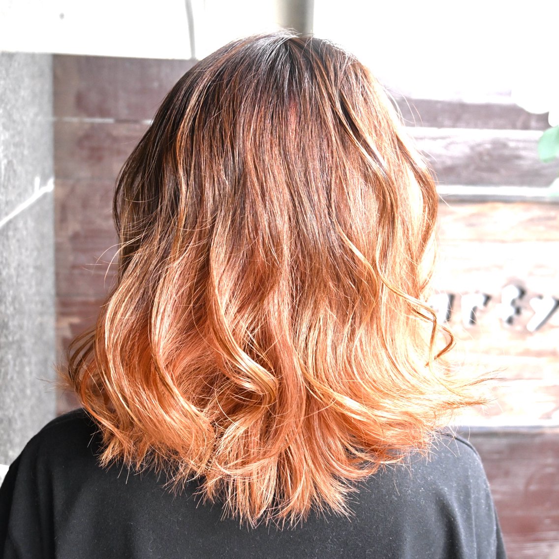 ミディアム カラー クリヤマ ナナコのヘアスタイル