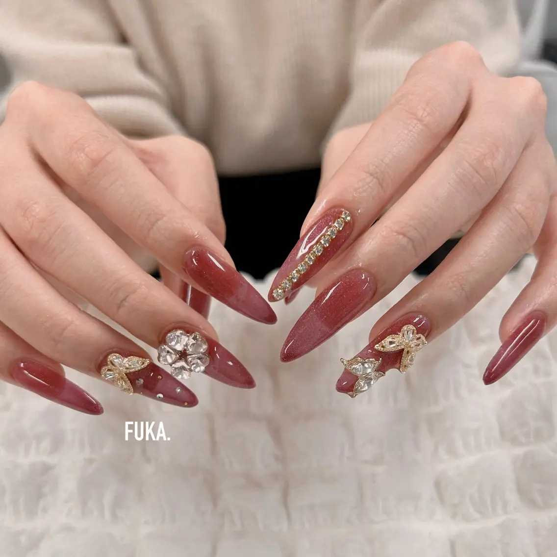 ネイル ゴージャス ハンドネイル Nail♡Fuka. /6月予約受付中のネイルデザイン