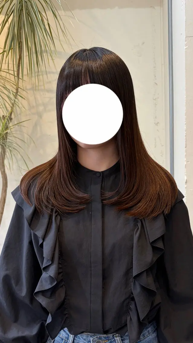 ロング レイヤーカット ローレイヤー 🐰レイヤーカット/ メンズ/ゆな🐰のヘアスタイル
