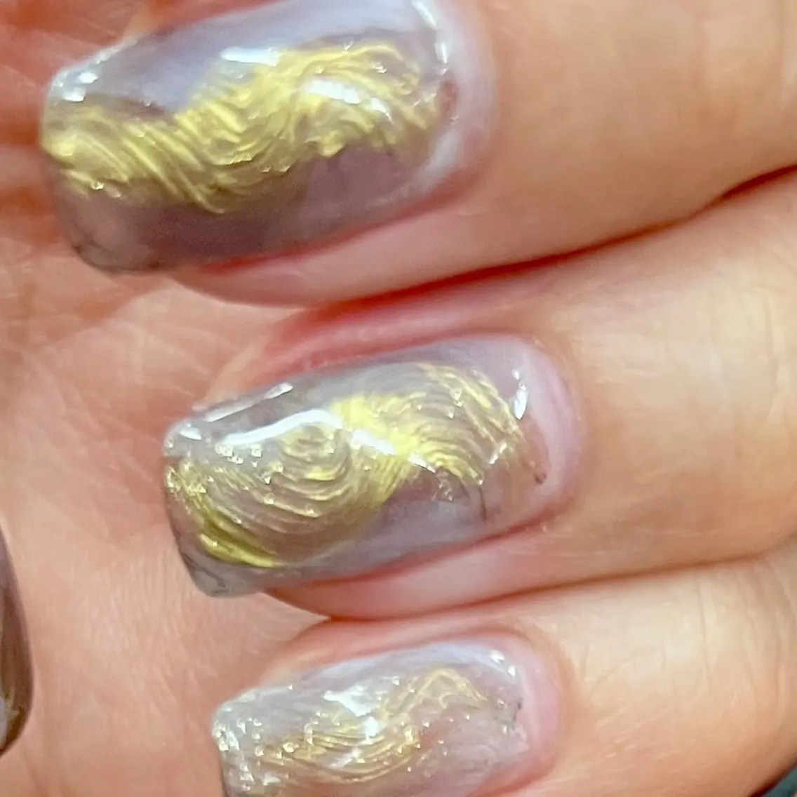 ネイル ニュアンスネイル ハンドネイル 【池袋】nuts nail　なつみのネイルデザイン