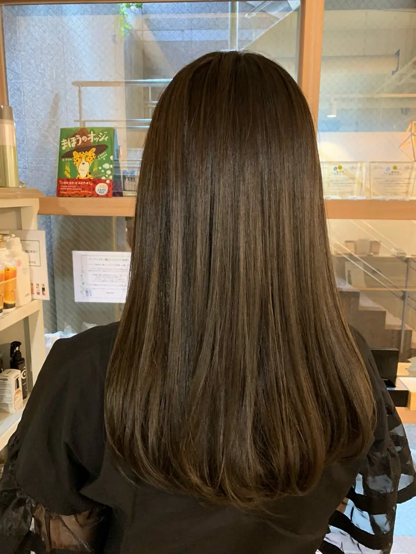 ロング 福永 ちひろのヘアスタイル