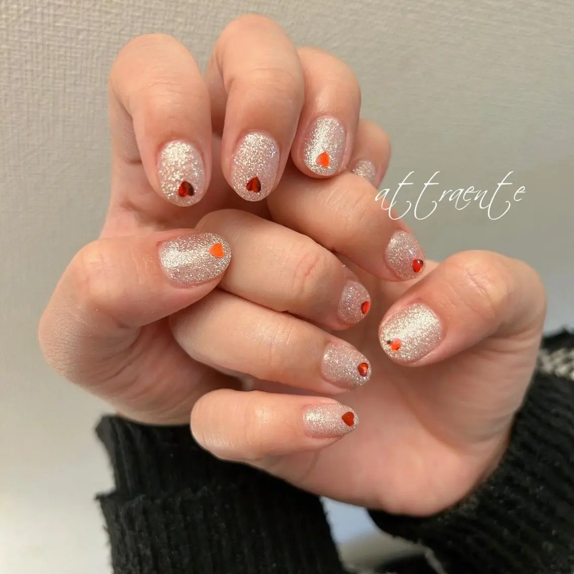 ショート カラー パーマ ヘアアレンジ メンズ アイブロウ マツエク・マツパ ネイル キッズ ease NAIL SALONのネイルデザイン