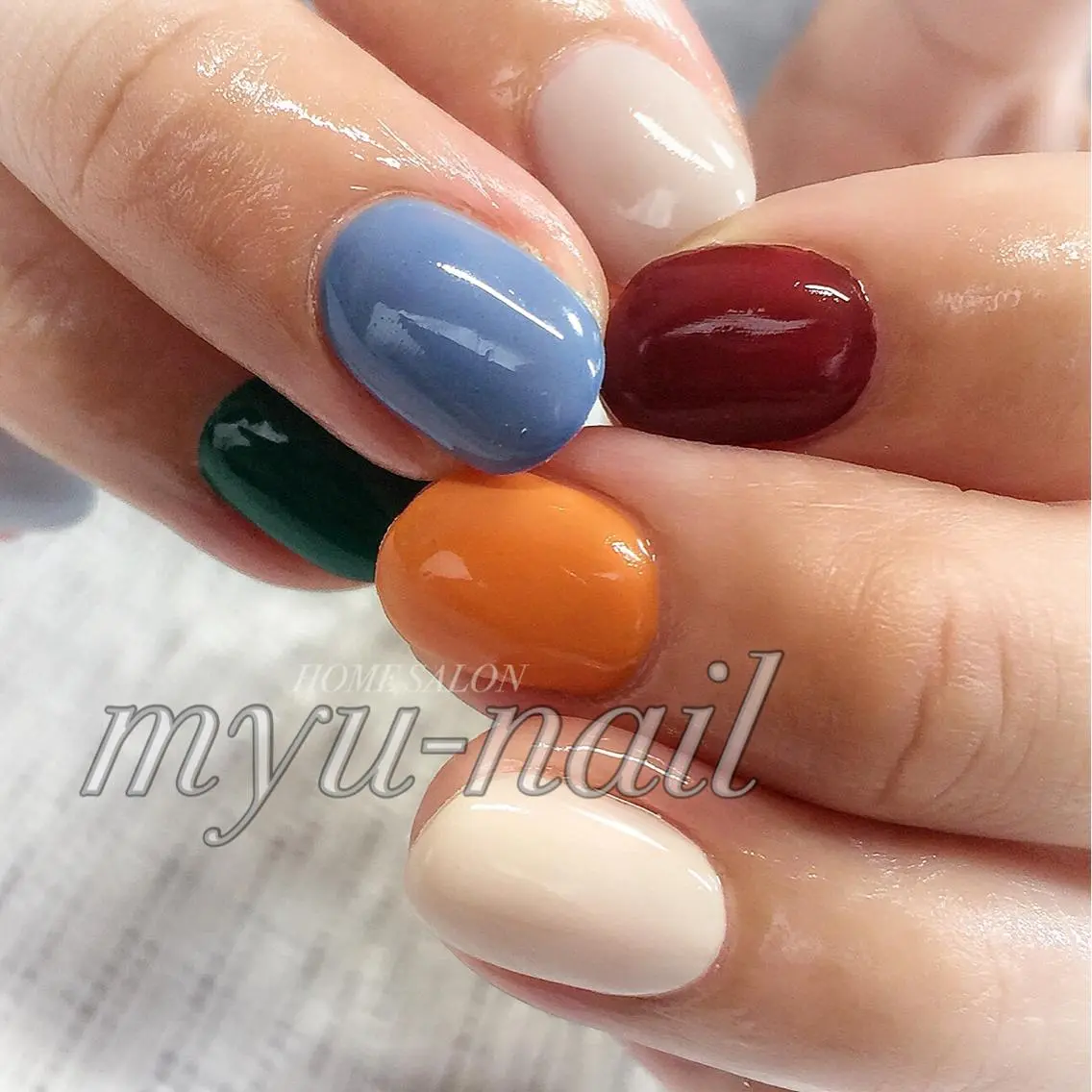 ご新規様限定✨ワンカラーネイル✨アート、パーツなしのシンプルネイルの写真