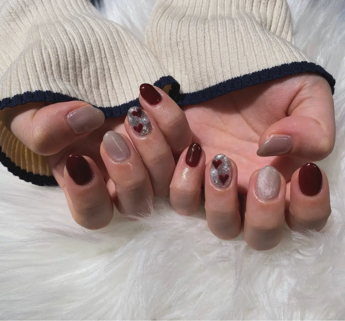 カラー ハンドネイル mao nail roomのネイルデザイン