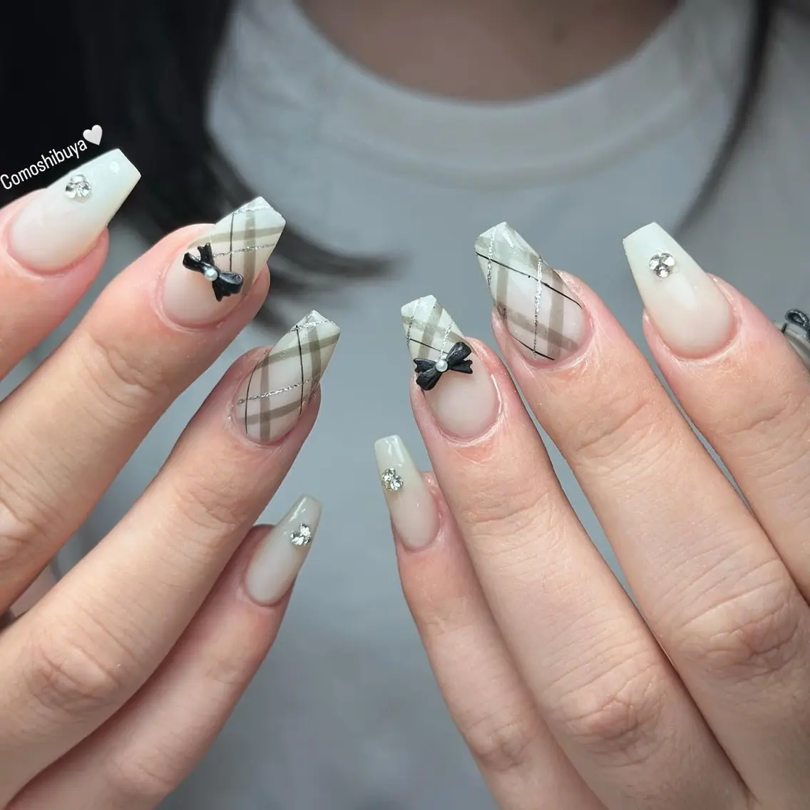 ネイル 韓国ネイル シンプルネイル ワンホンネイル ハンドネイル CoMo Nailのネイルデザイン