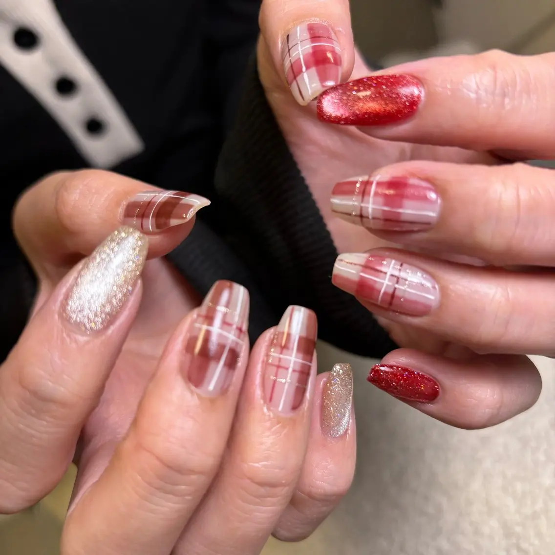 ネイル フラッシュネイル マグネットネイル hazuki / Salon Biのネイルデザイン