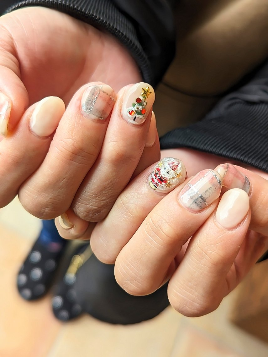 ネイル 冬ネイル クリスマス ハンドネイル 推しネイル | 　aycnailのネイルデザイン