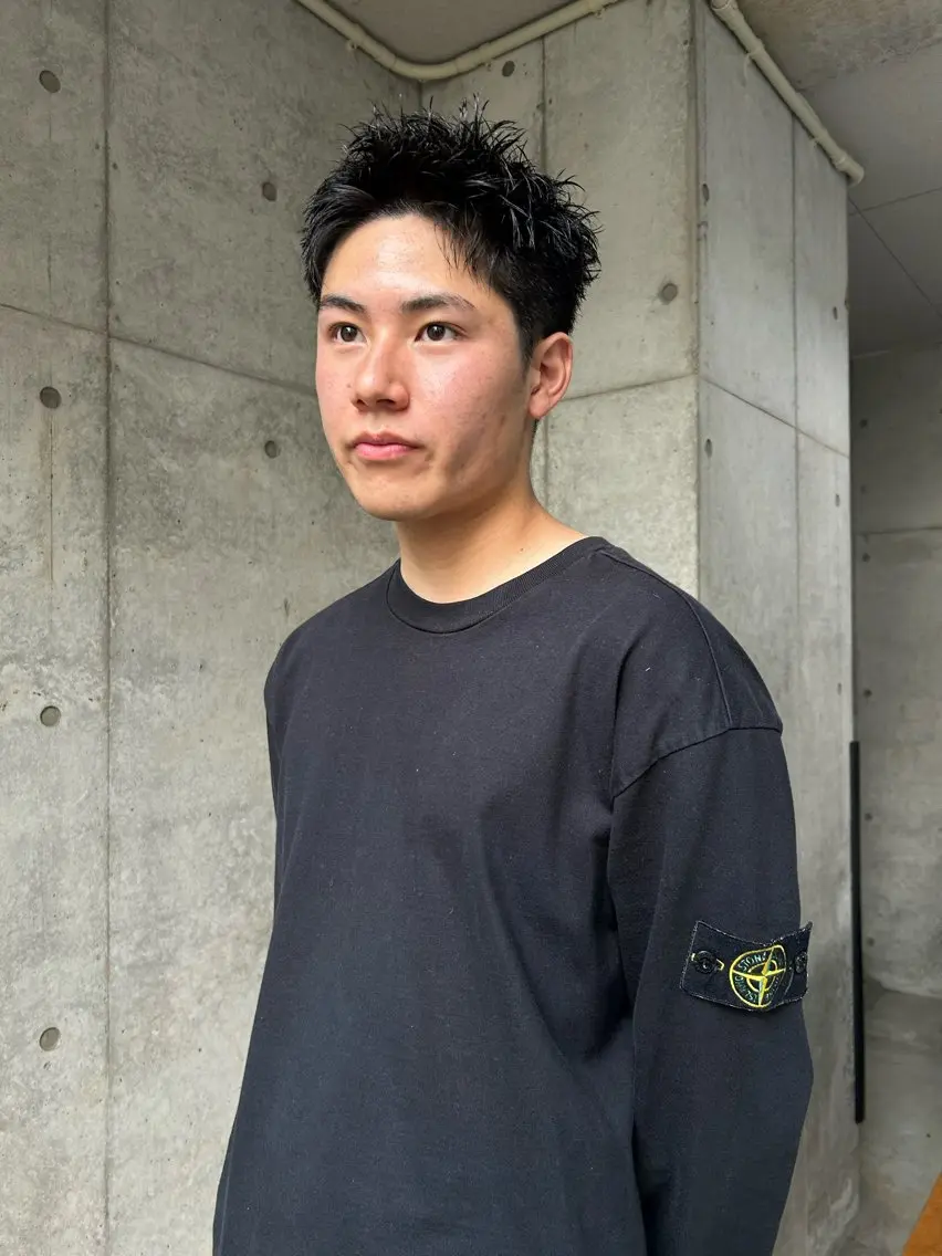 ショート メンズ 飛田 和真のヘアスタイル