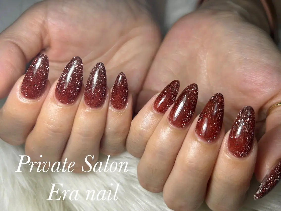 ネイル フラッシュネイル ワンカラーネイル ハンドネイル Era nailのネイルデザイン
