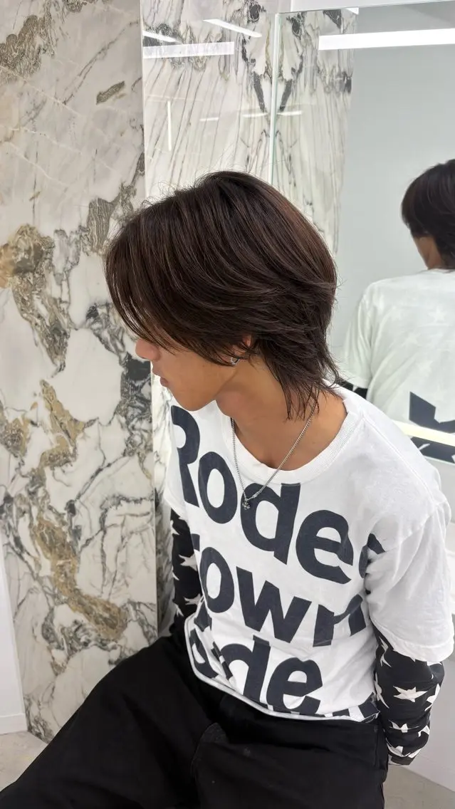 〈メンズ限定⚡️〉ブリーチなしメンズカラー+3⃣stepトリートメントの写真
