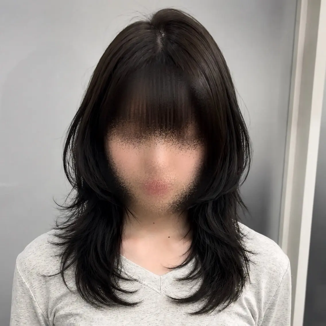 ミディアム ミディアムレイヤー レイヤーカット ウルフカット カット ヘアカラー トリートメント 【レイヤー×透明感 カラー】mayaのヘアスタイル