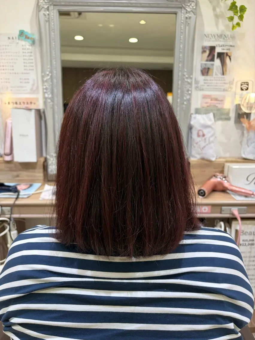 カラー ハイライトカラー ヘアカラー Miyu🦄ash カット/まつげのヘアスタイル
