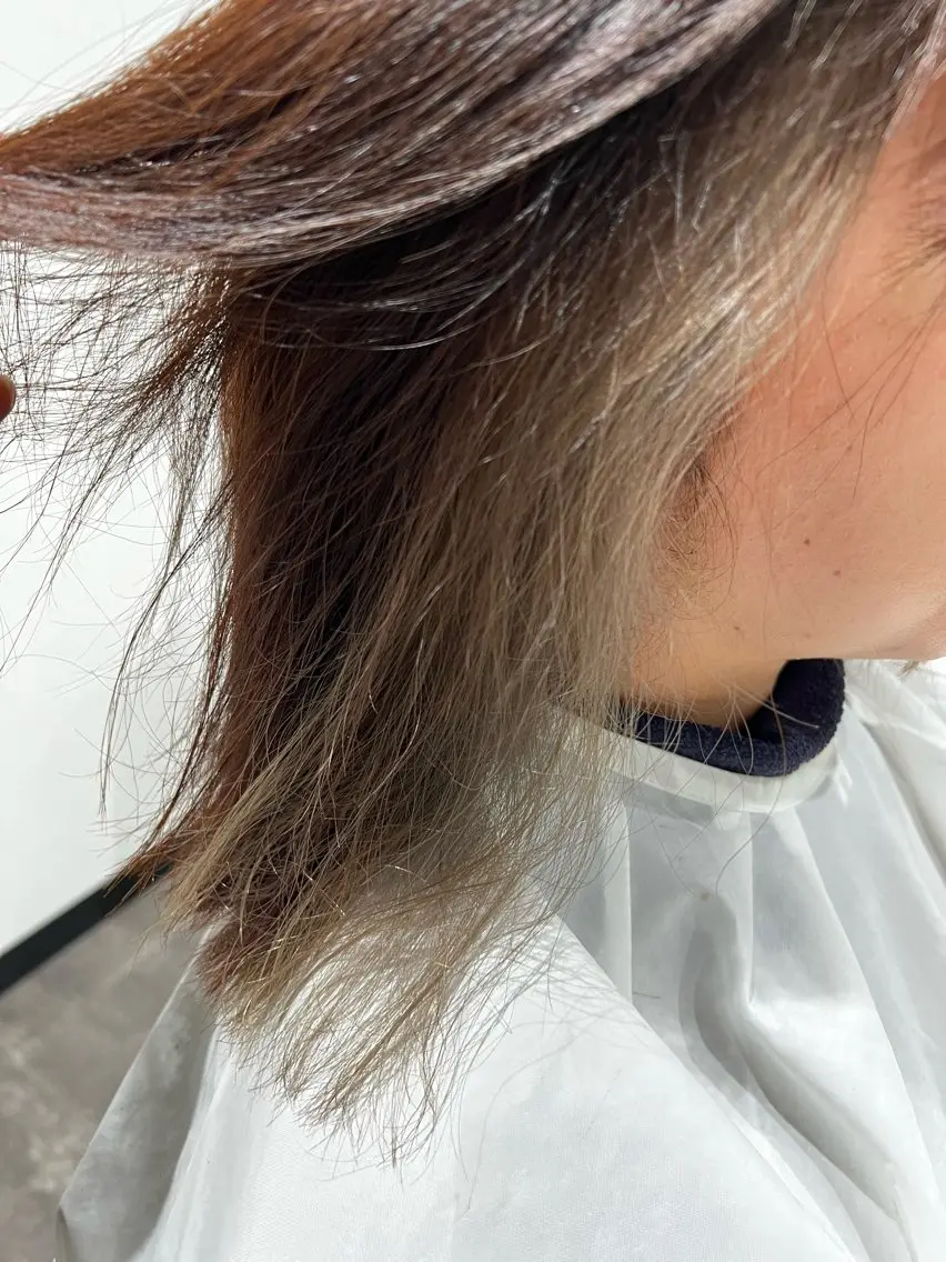 ミディアム 福田 秀好のヘアスタイル