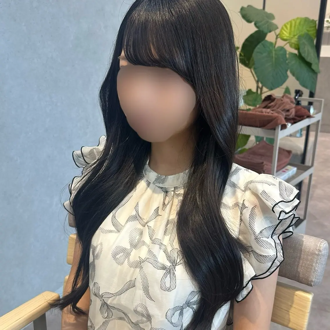 暗髪ワンカラー✨の写真