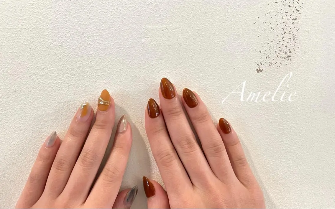 ネイル 持ち込み ニュアンスネイル yo koのネイルデザイン