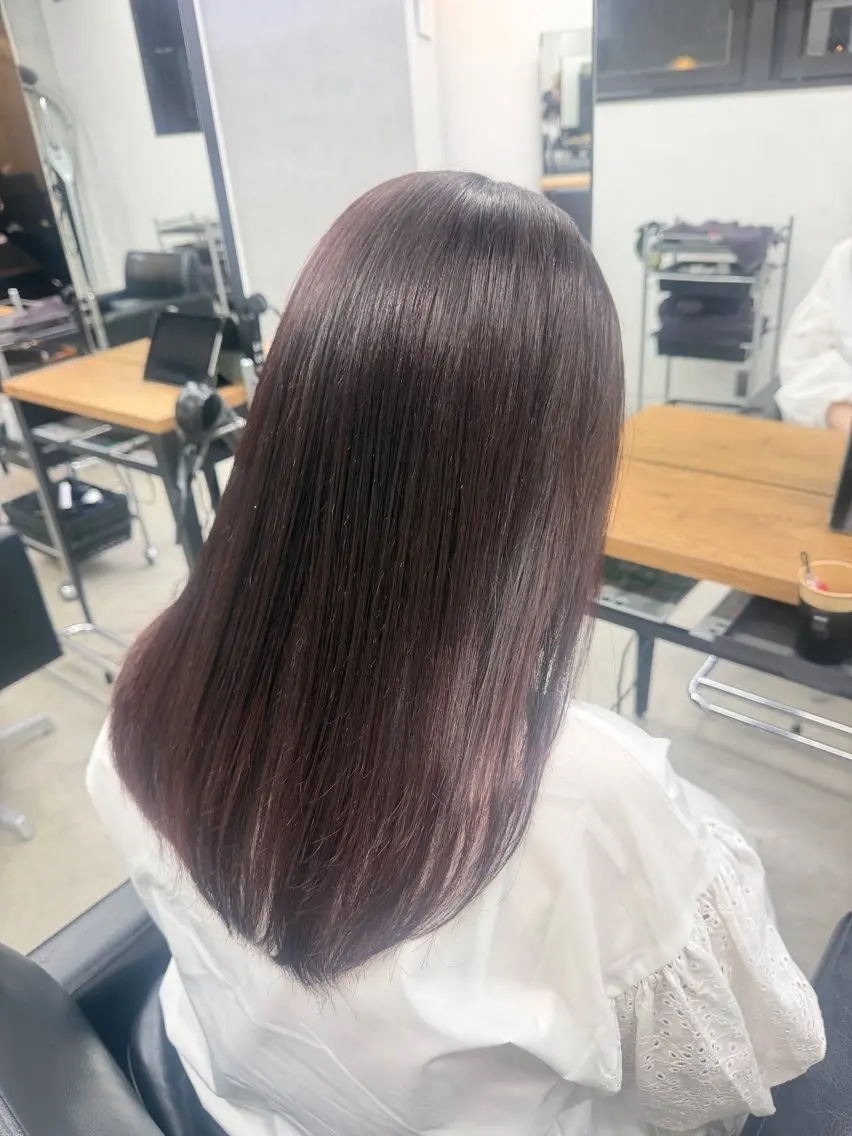 セミロング カラー ヘアアレンジ ヘアカラー トリートメント ゆめか🦋 /似合わせカラー💖のヘアスタイル