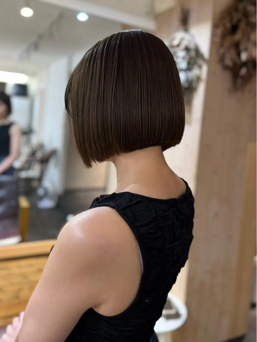 ショート カット ヘアカラー 髪質改善✨艶髪✨ レイヤーカット 田畑のヘアスタイル