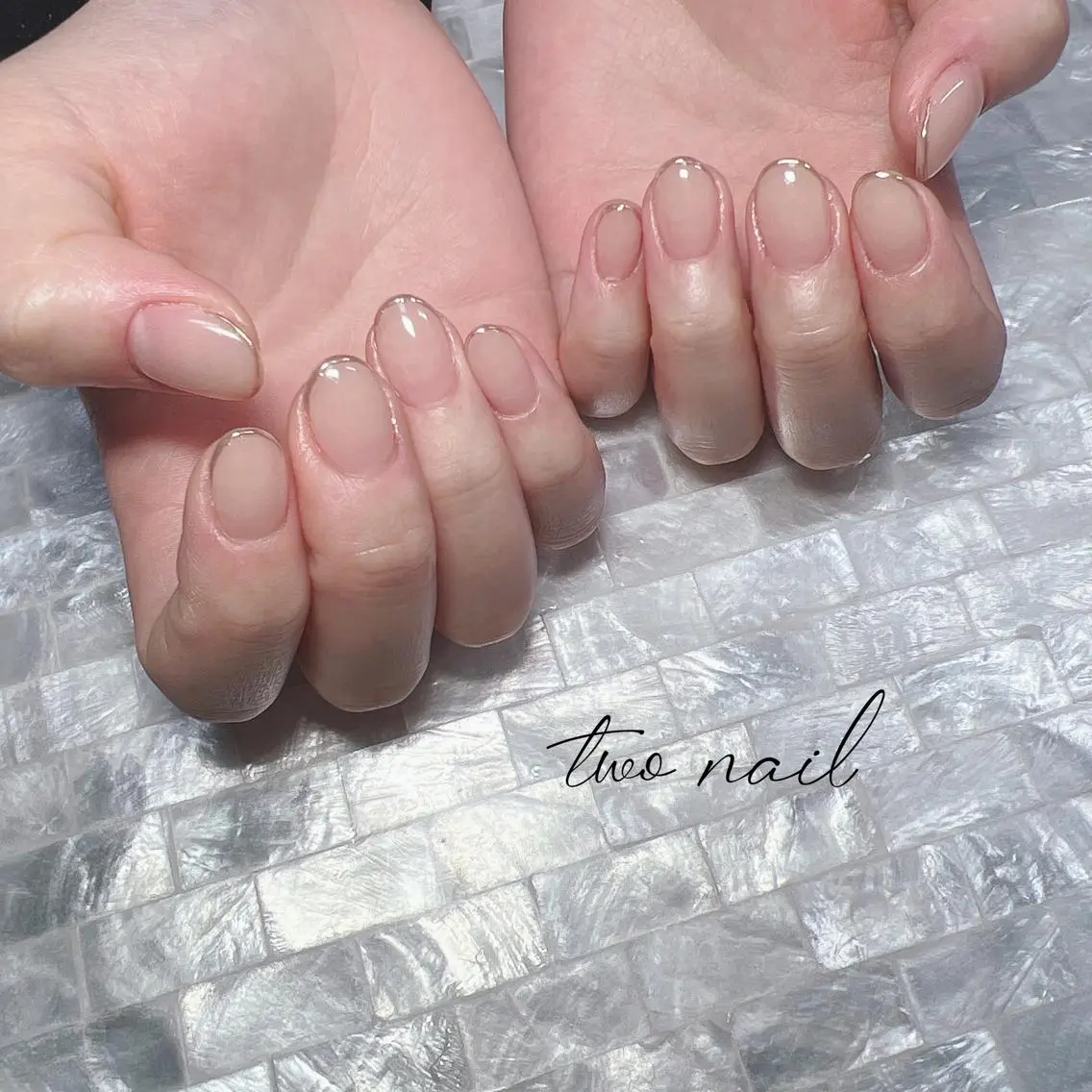 ネイル アートネイル フットネイル ハート ニュアンスネイル オフィスネイル フットネイル two nailのネイルデザイン