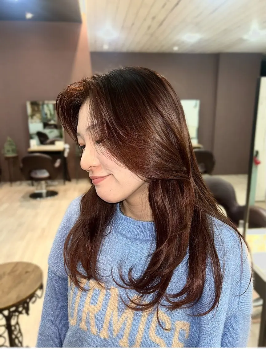 カラー ベージュカラー ブラウンカラー 透明感カラー ナチュラルブラウン ヘアカラー CoCo ⋱♱⋰⋱✮ 個性派／海外系のヘアスタイル