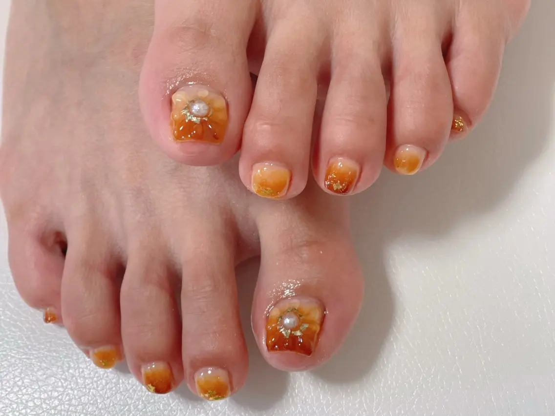 ネイル フットネイル AfterSugar NailSlonのネイルデザイン