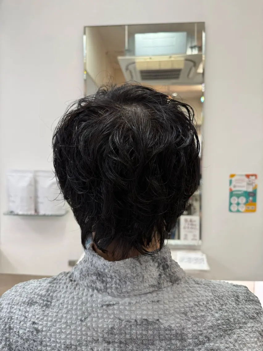 パーマ カット パーマ 栗田 優月のヘアスタイル