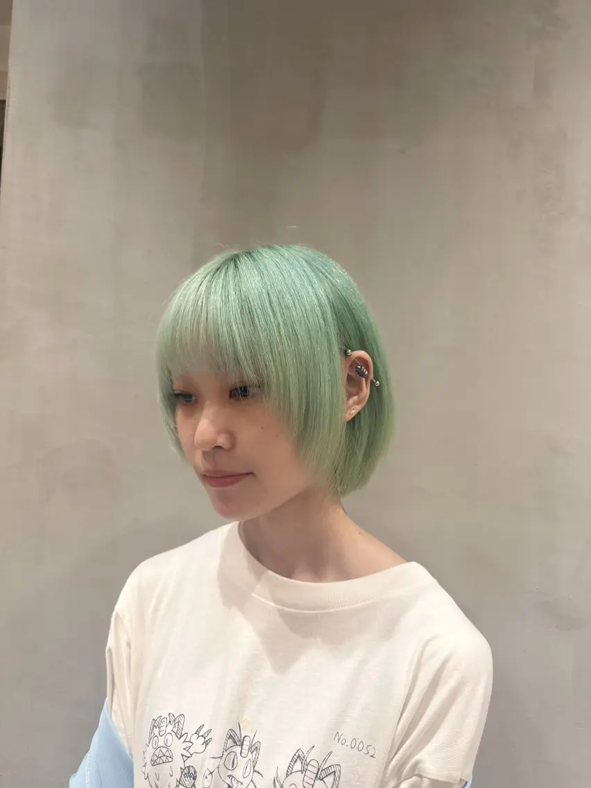 ショート カット ヘアカラー AMI/透明感カラー /プルエクステ💎のヘアスタイル